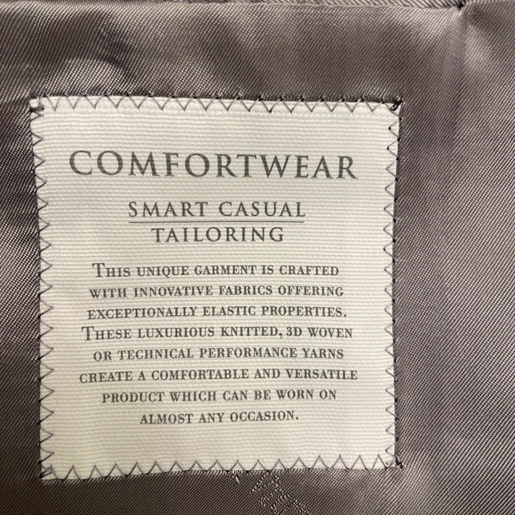 Jack Victor Lora Piana Cashmere Houndstooth Blazer Sport Coat Size 40R, Blue,EUC - Picture 9 of 10